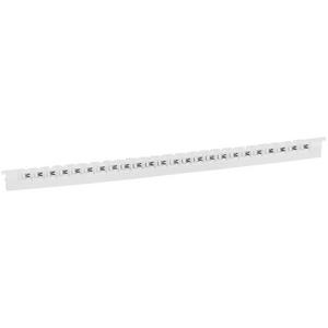 Kabelmarkierungssystem - Kennzeichnungssystem Memocab Buchstabe "M" schwarz auf weiß - 037838