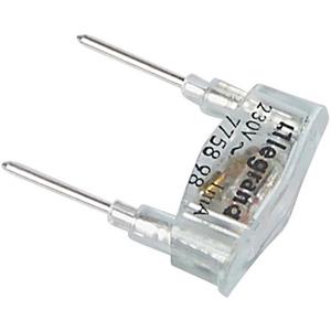 Anzeige- und Signallampe - Glimmaggregat 230 V AC 1 mA Feuchtraum Aufputz Plexo 55 orange - 069498