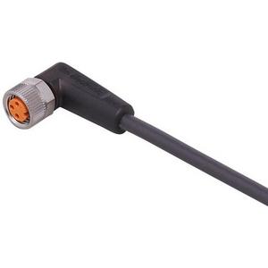 Konfektioniertes Sensor-Aktor-Kabel - Kabeldose 5m PUR-Kabel M8 Steckverbindung gewinkelt - EVC148