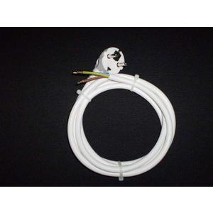 Netzanschlussleitung - Schuko-Zuleitung KAS3/SW H05VV-F 3G 1mm² 3m schwarz - GBKAS3/SW