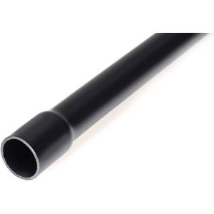 Elektro-Installationsrohr Kunststoff - starres Panzerrohr mittel gemufft Profilwellen schwarz 3m - 087221