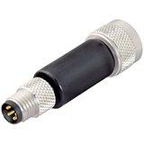 Rundsteckverbinder, Einbau (ohne Leitung)