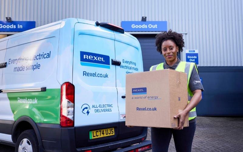 Warehouse or delivery van ready to go
