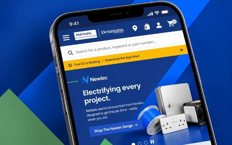 Rexel webshop sign-in page