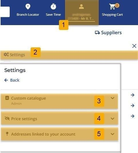 Display settings