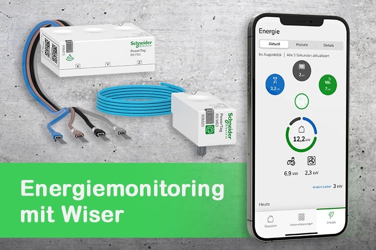 Energiemonitoring mit Wiser