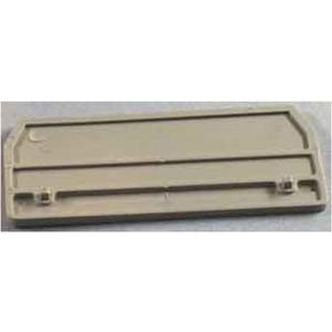 Abschluss- und Zwischenplatte für Reihenklemme - Abschluss- und Zwischenplatte ZAP/TW 2 DB - 1608770000