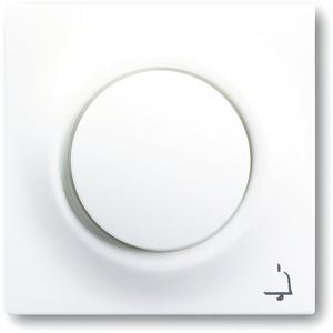 Busch-Jaeger - Abdeckung für Taster Symbol Klingel mit Betätigungsknopf u. Glimmlampe - 2CKA001753A4823