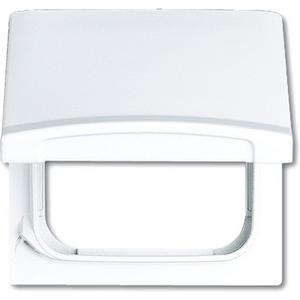 Übergangsadapter für Installationsschalterprogramme - Zwischenring mit Klappdeckel zur Aufnahme von Zentralscheiben - 2CKA001710A1860