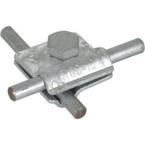 Verbinder für Blitzschutz - MV-klemme Kreuz und parallel Kupfer Rd. 8 mm - 390057