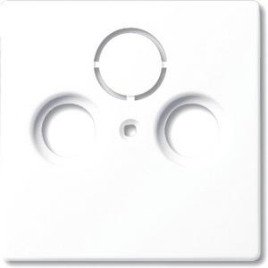 Kommunikationstechnik - Abdeckung future linear für Antennensteckdosen mit 2 Anschlüsse - 2CKA001724A2774