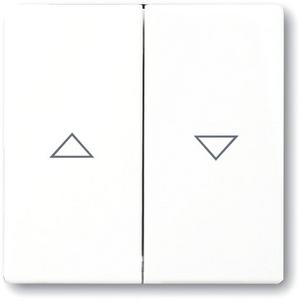 Abdeckung für Schalter, Taster, Dimmer, Jalousie - Wippe future linear für Unterputz Jalousieschalter/-taster studioweiß - 2CKA001751A2756