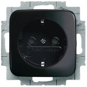 Steckdose - SCHUKO Steckdosen-Einsatz Safety+ schwarz - Reflex SI - 2CKA002013A4706
