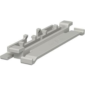 Kabelhalteklammer für Leitungsführungskanal - Oberteilklammer 110mm PVC steingrau RAL 7030 - 6023517