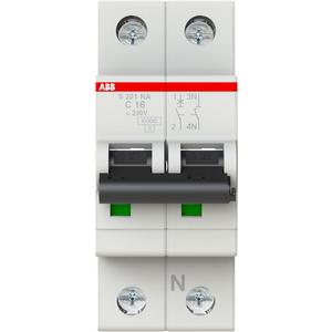 Leitungsschutzschalter - LS-Schalter 1P+N Charakteristik C Bemessungsstrom 16A 6kA - 2CDS251103R0164