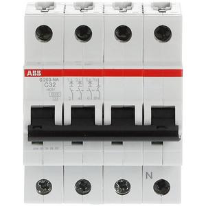 Leitungsschutzschalter - LS-Schalter 3P+N Charakteristik C Bemessungsstrom 32A 6kA - 2CDS253103R0324