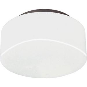 Anbauleuchte - Decken- und Wandanbauleuchte 19041 Opal-Nurglasleuchte schwarz IP40 - 19041