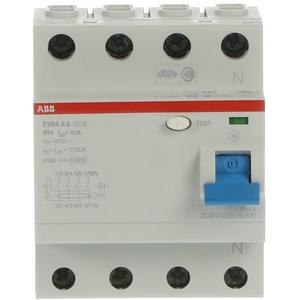 Fehlerstrom-Schutzschalter - FI-Schutzschalter  63A 4-polig 100mA Typ A selektiv - 2CSF204201R2630