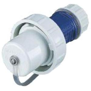SCHUKO-Stecker - Schuko-Stecker blau 16A 16A 2P+E IP68 - AM 10828