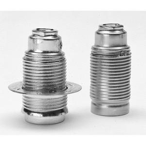 Lampenfassung - Lampenfassung 5022.E/03 Stahl E14 Schraubfassung Messing - 5022-03.E.