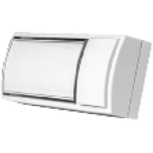 Klingeldrücker - Montilux 2154 Klingeltaster mit Namensschild 32x90x18,5 mm weiß - G51011