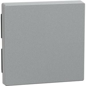 Abdeckung für Schalter, Taster, Dimmer, Jalousie - Wippe aluminium - 433160