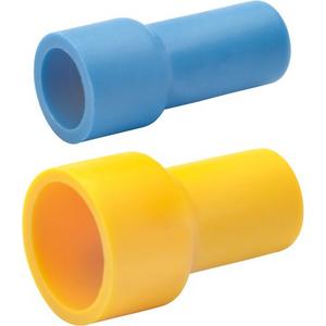 Verbinder für Cu-Leiter zum Verpressen - Endverbinder isoliert 1,5 mm² 2,5 mm² E-Cu galvanisch verzinnt blau - 1130