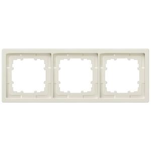 Abdeckrahmen - 3-fach Rahmen DELTA style titanweiß 224x82mm - 5TG1323
