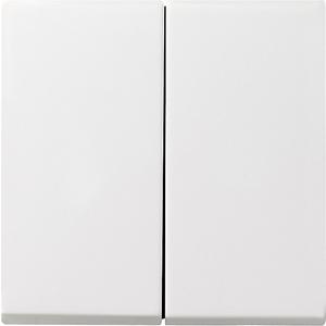 Abdeckung für Schalter, Taster, Dimmer, Jalousie - Serienwippen System 55 reinweiß - 029503