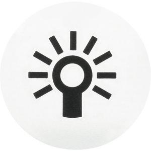 Bezeichnungsmaterial für Installationsschalterprogramme - Selbstklebendes abtastbares Symbol Licht - Plattform 63 - 2CKA001714A0295