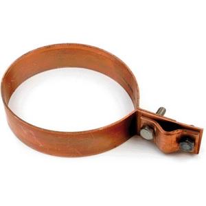 Rohrschelle für Blitzschutz - Regenrohrschelle 120mm Kupfer - 006620