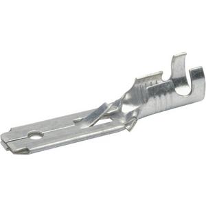 Rund-/Flachsteckverbindung - Flachstecker DIN 46343 Teil 3 mit Rastzunge zum Einrasten in Gehäuse - 2250