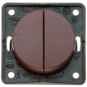Installationsschalter - Wippenschalter Integro braun / matt - 936552501