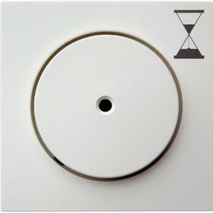 Abdeckung für Schalter, Taster, Dimmer, Jalousie - Zentralstück mit Druckknopf für Zeit-Relais-Schalteinsatz S1/B1/B.3/B7 - 16741909