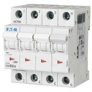 Leitungsschutzschalter - LS-Schalter MCB 50A 3P+N Charakteristik: B - 242522