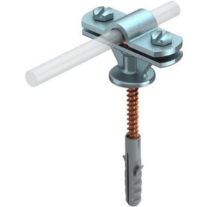 Leitungshalter für Blitzschutz - Leitungshalter mit Holzschrauben 8-10mm Zn VZ - 5230322
