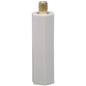 Montagezubehör (Schaltschrank) - Distanzbolzen Polystrol l = 70mm M6 Sechskant Bolzen und Mutter M6 - ISOSM6X70