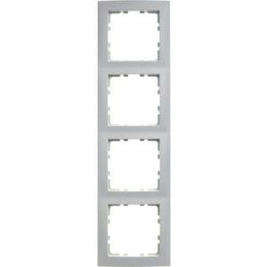 Abdeckrahmen - Abdeckrahmen 4-fach S.1 - polarweiß/ matt - 10149909