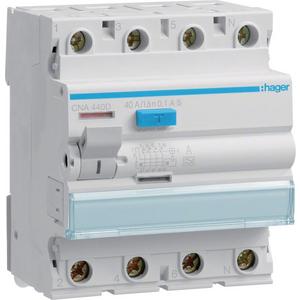 Fehlerstrom-Schutzschalter - FI-Schutzschalter  40A 4-polig 100mA Typ A selektiv - CNA440D