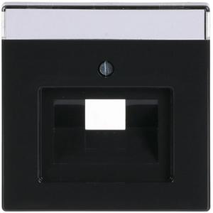 Kommunikationstechnik - Zentralscheibe 1-fach UAE-Anschlussdose anthrazit - Plattform 63 - 2CKA001710A3616