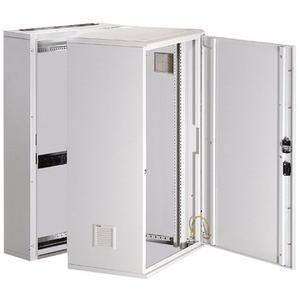 Schaltschrank (leer) - 19 Zoll Wandschrank 3 - teilig mit Sichttür (T) 500 mm 13 HE Einbaumaß - 19W3SB13-500