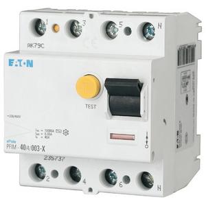 Fehlerstrom-Schutzschalter - FI-Schutzschalter  63A 4-polig 30mA Typ AC therm. vorsicherbar - 274293