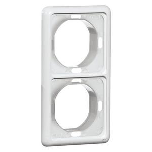 Abdeckrahmen - Rahmen 2fach reinweiß - 00203711
