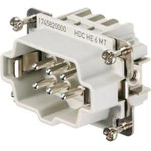 Kontakteinsatz für Industriesteckverbinder - Einsatz HDC HE 6 MT - 1745820000
