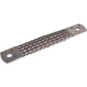 Zubehör für Erdung und Blitzschutz - Überbrückungsband Aluminium Länge: 180 mm Querschnitt: 50 mm² - 377015