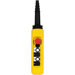 Hängetaster, Komplettgerät - Hängetaster XAC-A 4 Drucktaster 1 Not-Halt/Not-Aus-Taster - XACA4713