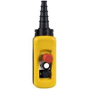 Hängetaster, Komplettgerät - Hängetaster XAC-A 2 Drucktaster 1 Not-Halt/Not-Aus-Taster - XACA2813