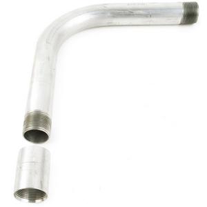 Bogen für Installationsrohre - Gewindebogen 90° inklusive einer Gewindemuffe - 035173