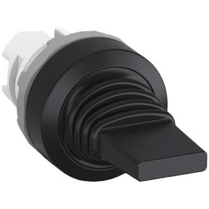 Frontelement für Wahlschalter - Kipphebelschalter Bedienelement 3 Stellungen rast.Kunststoff schwarz - 1SFA611301R1006