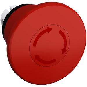 Frontelement für Pilztaster - NOT-AUS-Pilztaster 60mm rot nicht beleuchtbar Drehentriegelung - 1SFA611513R1001